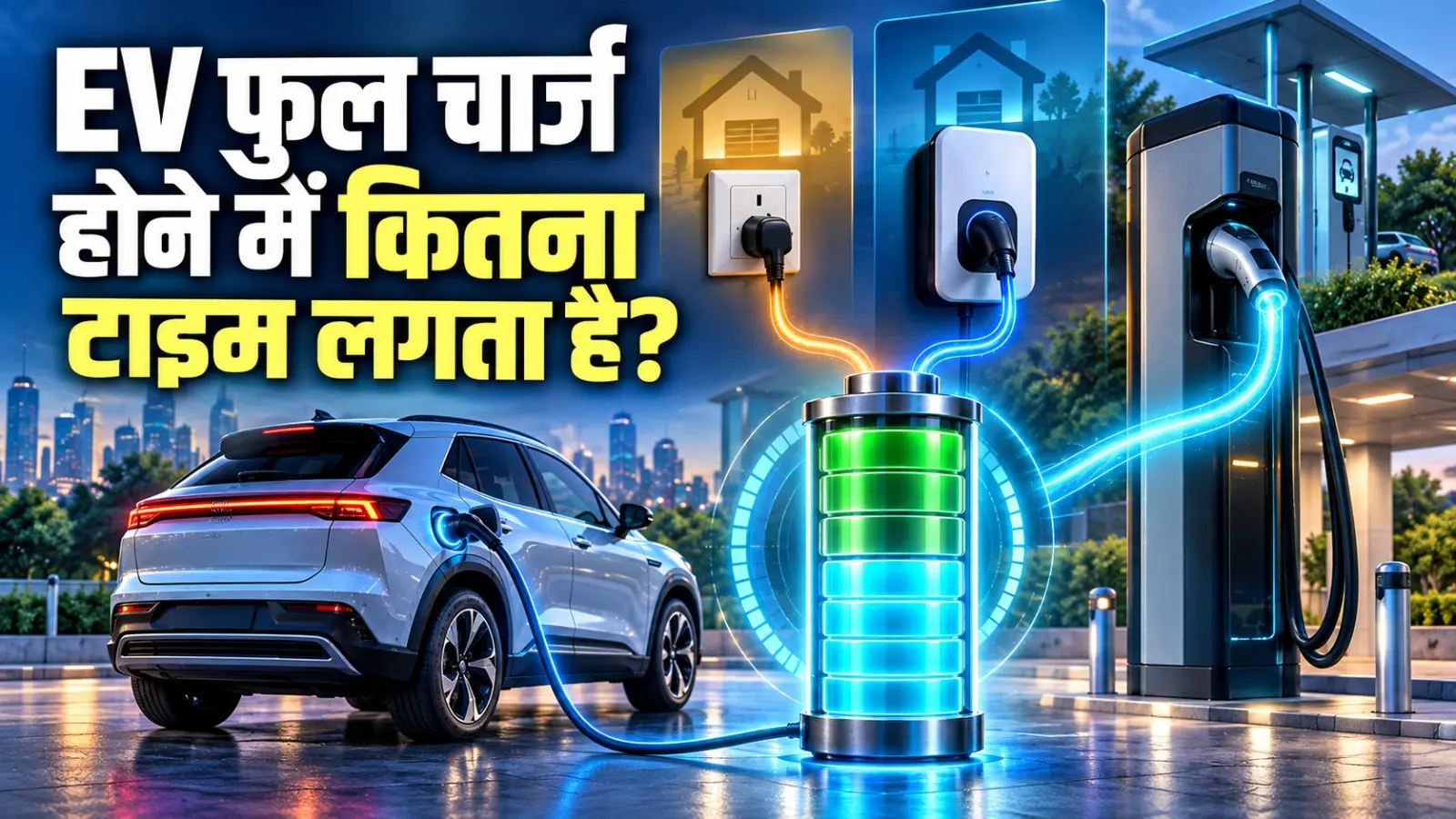 EV Charging Time: इलेक्ट्रिक कार को फुल चार्ज होने में कितना समय लगता है? EV खरीदने से पहले जान लें