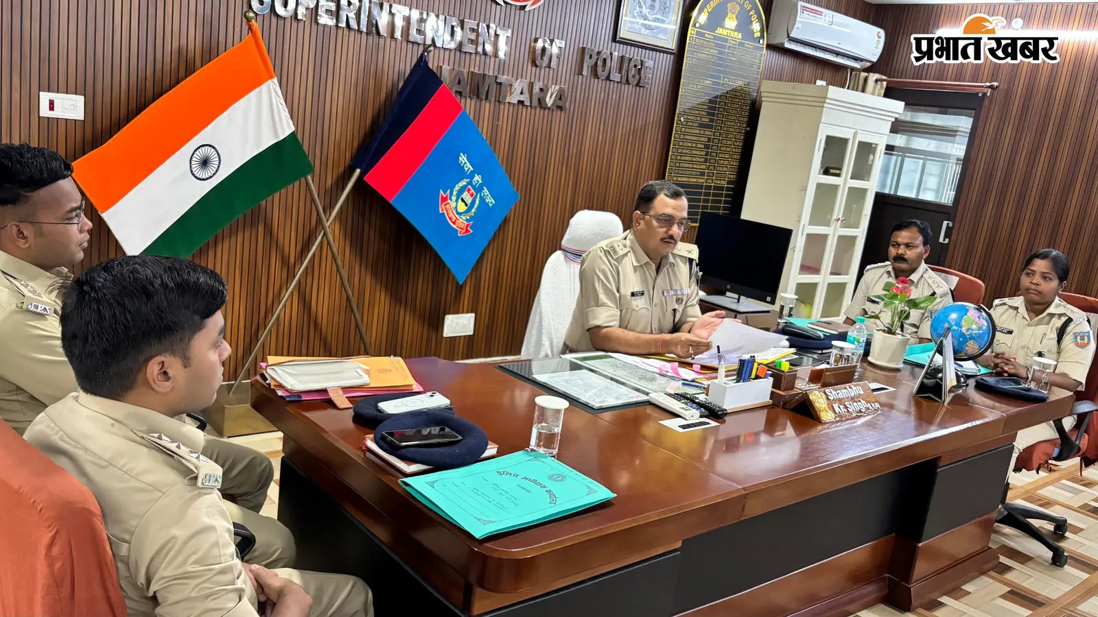 जामताड़ा पुलिस का अपराधियों पर एक्शन, 286 वारंट निपटे, 35 अभियुक्त भेजे गए जेल