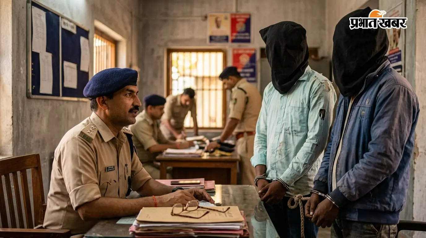 बेतिया में स्वर्ण कारोबारी को गोली मारकर लूटने वाला गिरोह पकड़ा गया, इनामी बदमाश समेत दो गिरफ्तार
