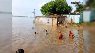 बक्सर में घटने लगा गंगा जी का जलस्तर, खतरे के निशान से 46 सेंटीमीटर नीचे पहुंचा पानी