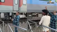 Video : चलती गाड़ी में शख्स ने लगाया गजब का जुगाड़, ना ट्रेन रुकी, ना कोई उतरा...फिर भी पहुंच गया पार्सल