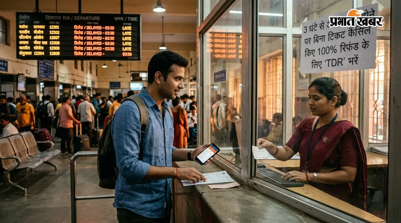 ट्रेन 3 घंटे लेट? टिकट कैंसिल किए बिना मिलेगा 100% रिफंड, बस करना होगा ये काम