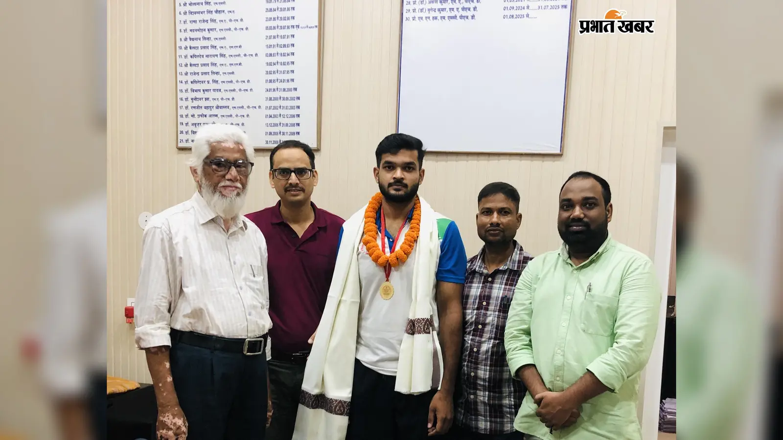 रेसलिंग में स्वर्ण जीतकर किशलय कुमार ने बढ़ाया कॉलेज का मान, अब राष्ट्रीय स्तर पर दिखायेंगे दम