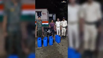 औरंगाबाद : 160 लीटर स्प्रिट लेकर जा रहा था तस्कर, मदनपुर में पुलिस ने दबोचा; बाइक जब्त
