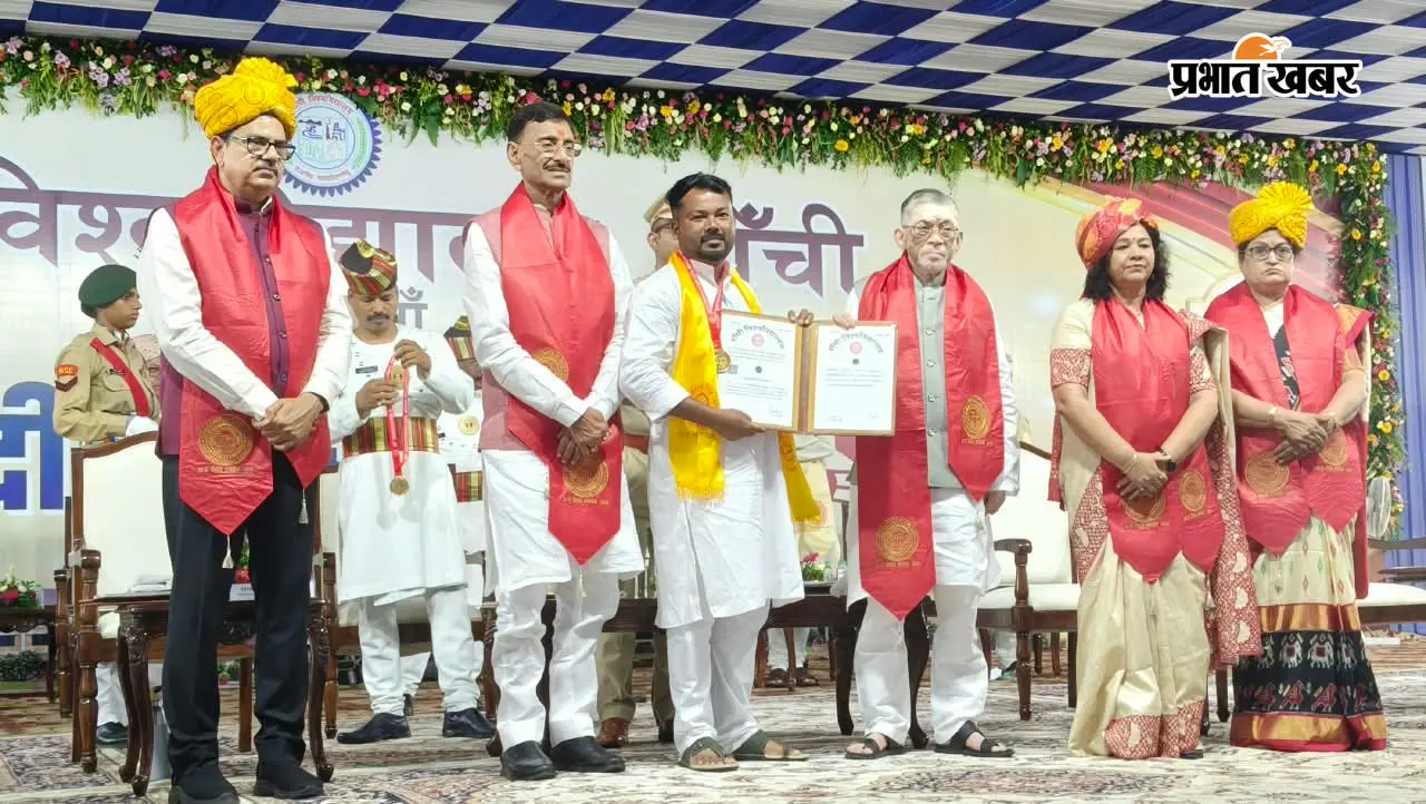 कोलेबिरा के बनफूल नायक ने बढ़ाया झारखंड का मान, राज्यपाल से मिला बड़ा सम्मान