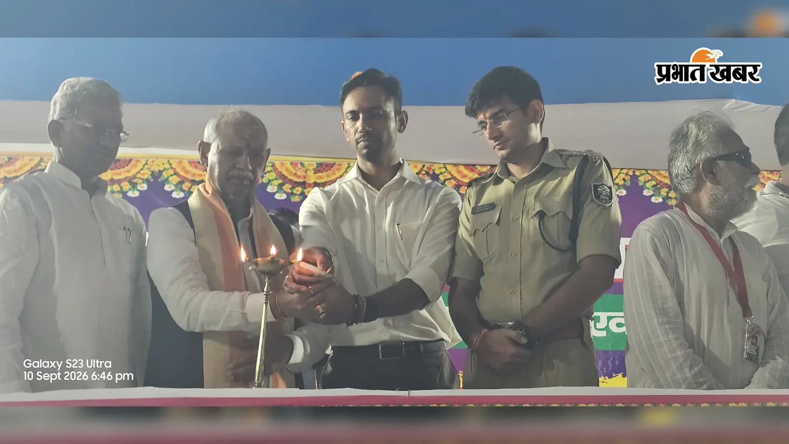 सीवान में 103 साल पुराने मौनिया बाबा राजकीय मेले का भव्य आगाज, रातभर निकले महावीरी अखाड़े