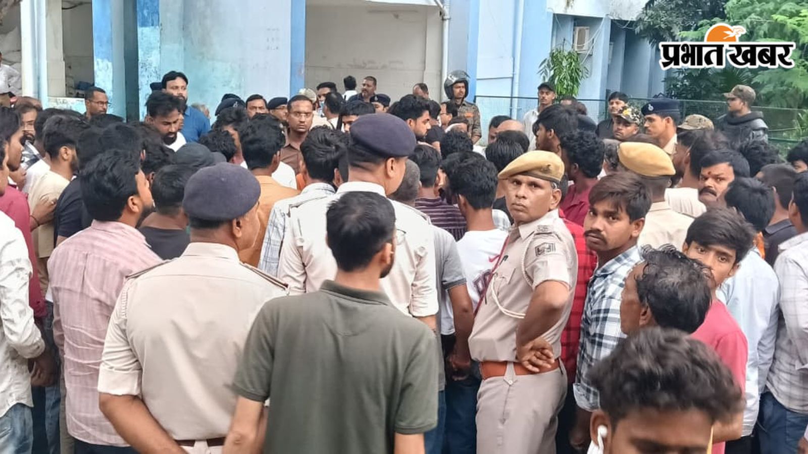 सदर अस्पताल पुलिस छावनी में हुई तब्दील
