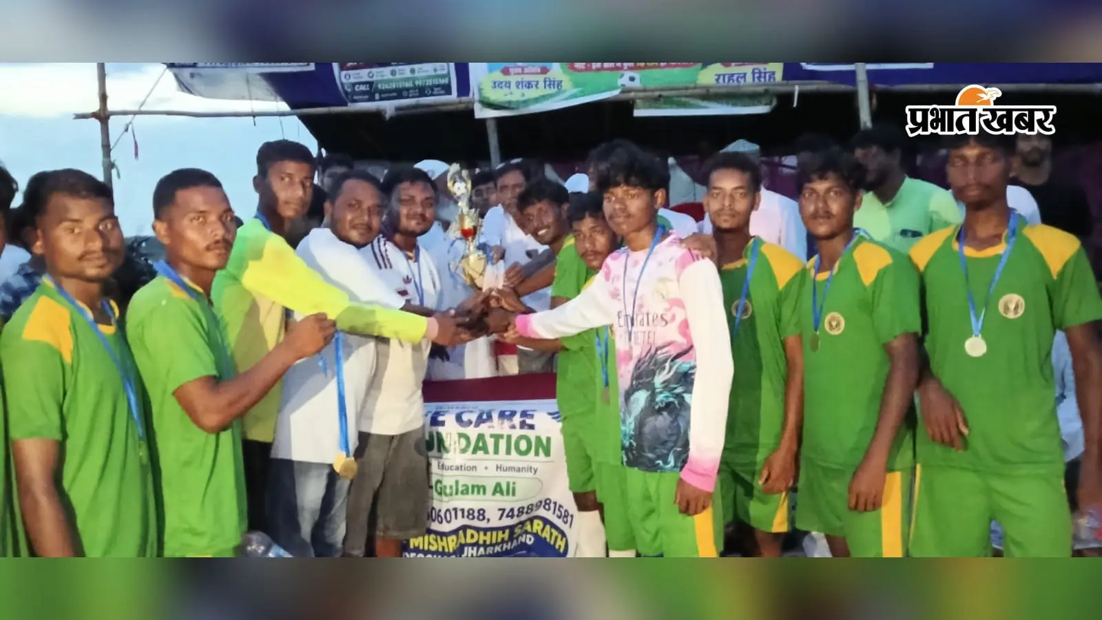 सारठ में कैफ इलेवन का जलवा, रॉयल डेंजर देवघर को 1-0 से हराकर जीता फुटबॉल चैंपियनशिप