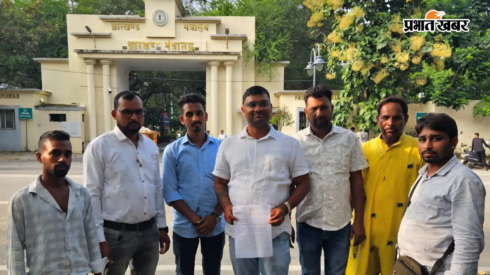 तमाड़ की सड़क तीन बार शिलान्यास के बाद भी अधूरी, AJSU ने प्रधान सचिव से उठाया मामला