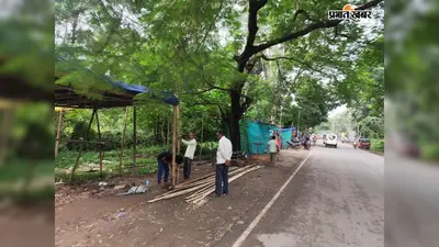 पतरातू-रांची रोड पर अतिक्रमण का फैलता जाल, सड़क पर लग रही दुकानें