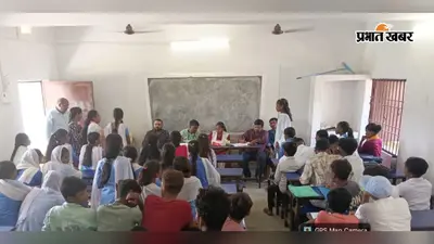रतौली स्कूल में 100 बच्चों की स्वास्थ्य जांच, एनीमिया से बचाव के लिए दिया गया परामर्श