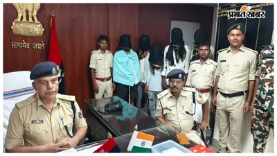 हाईवे लुटेरा गिरोह के 5 हिस्ट्रीशीटर गिरफ्तार, हथियार बरामद और आधा दर्जन लूटकांडों का खुलासा
