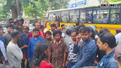 पलामू में पत्नी को युवक के साथ देख पति ने रोकी बाइक, मारपीट के बाद सड़क पर हंगामा