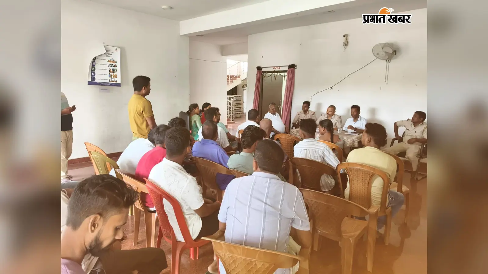 सिमडेगा : गणेश चतुर्थी व विश्वकर्मा पूजा को लेकर शांति समिति की बैठक