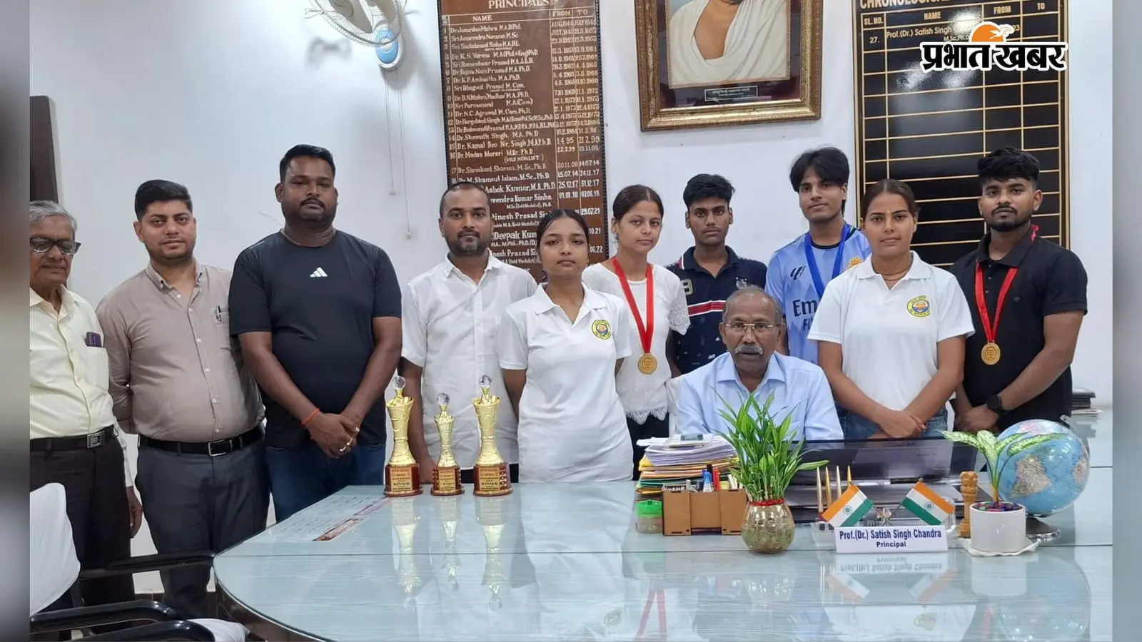 शूटिंग प्रतियोगिता में गया कॉलेज के खिलाड़ियों ने दिखाया दम, महिला वर्ग में सोनल-शीतल-सुरुचि का बेहतर प्रदर्शन