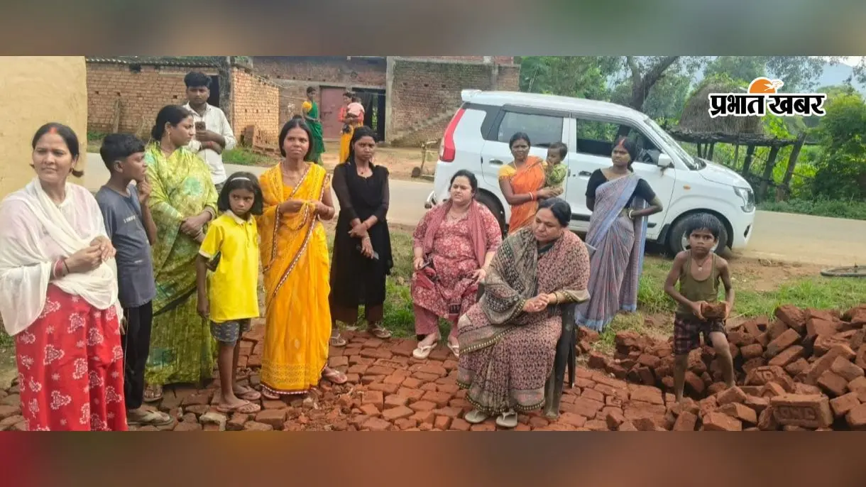 बिरहोर कॉलोनी में कर्मा अखाड़ा निर्माण को लेकर ग्रामीणों में उत्साह