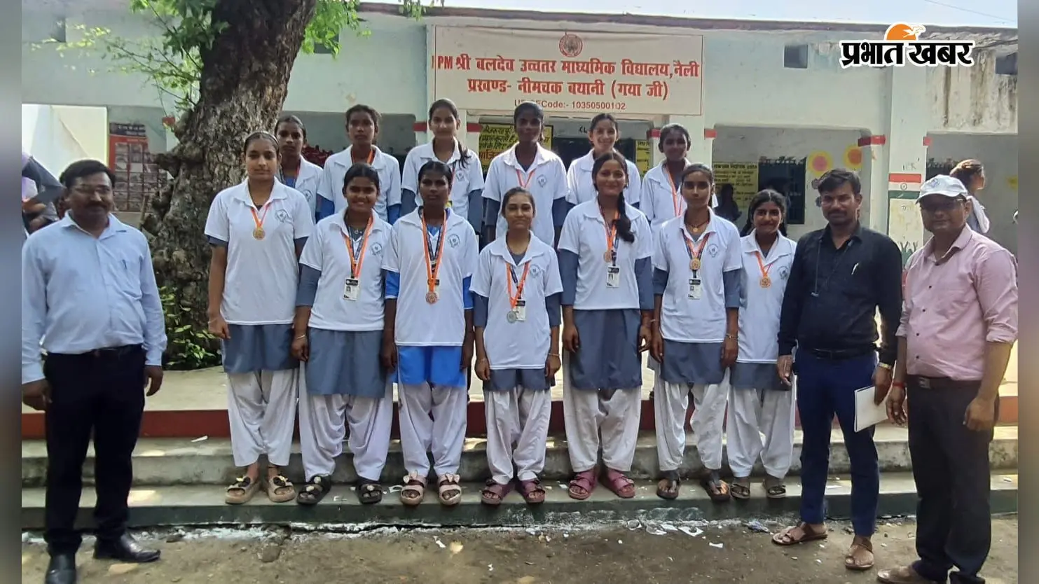 गया जी : कबड्डी के रोमांचक मुकाबले में नैली की छात्राओं का कमाल, यूथ क्लब को हराकर जीता खिताब