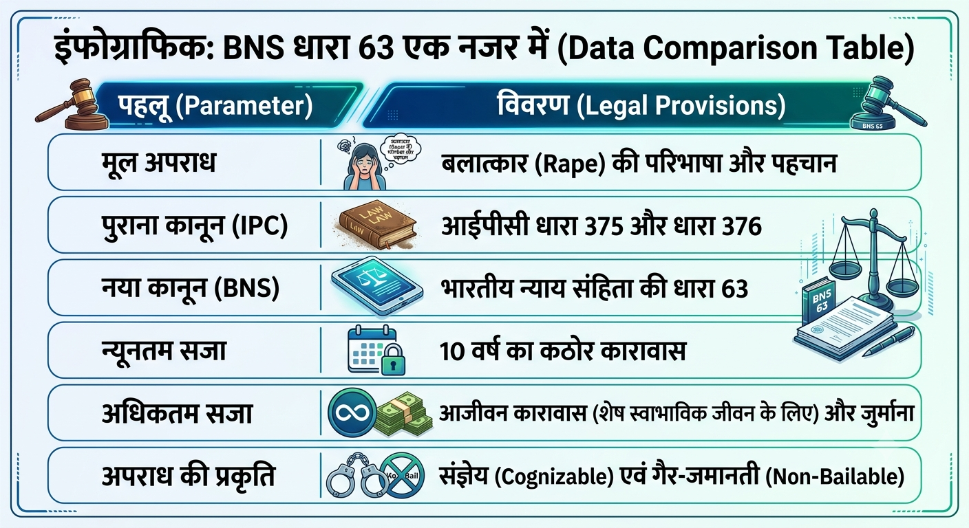 बीएनएस की धारा 63