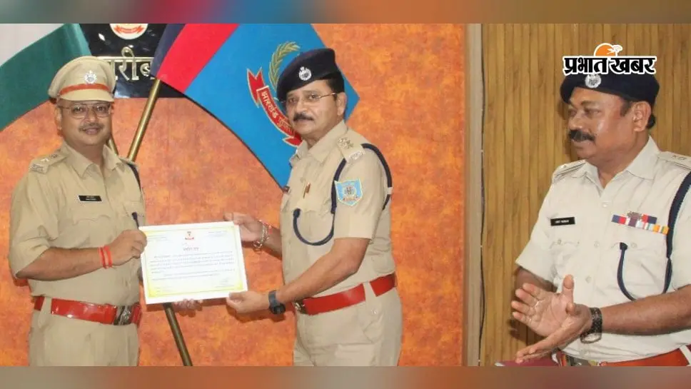 नशा विरोधी अभियान चलाने वाले पुलिस पदाधिकारी सम्मानित