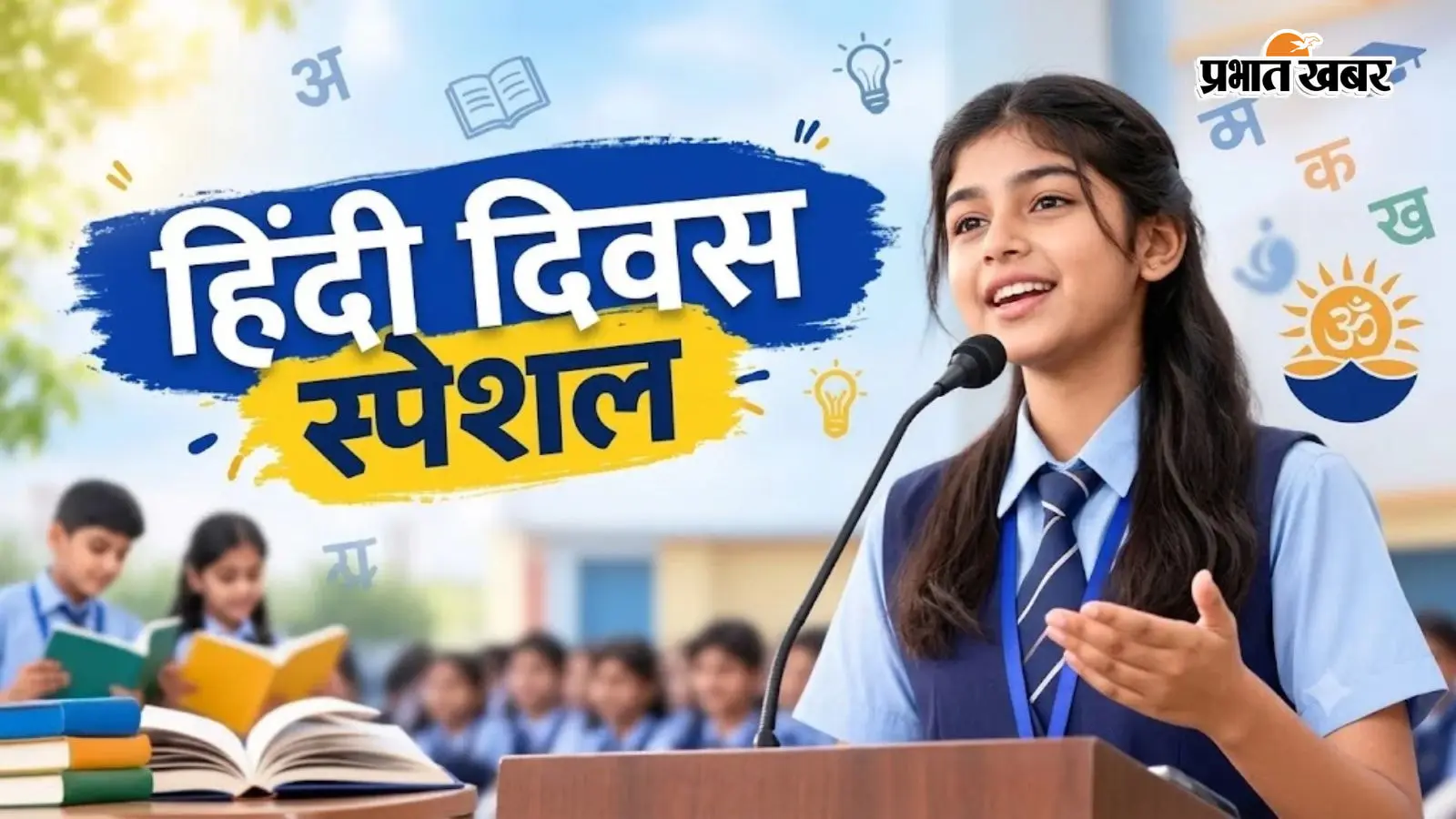 Hindi Diwas Special: स्टेज पर बोलने के लिए हिंदी दिवस पर सबसे दमदार भाषण, 2 मिनट में ऐसे जीतें सबका दिल