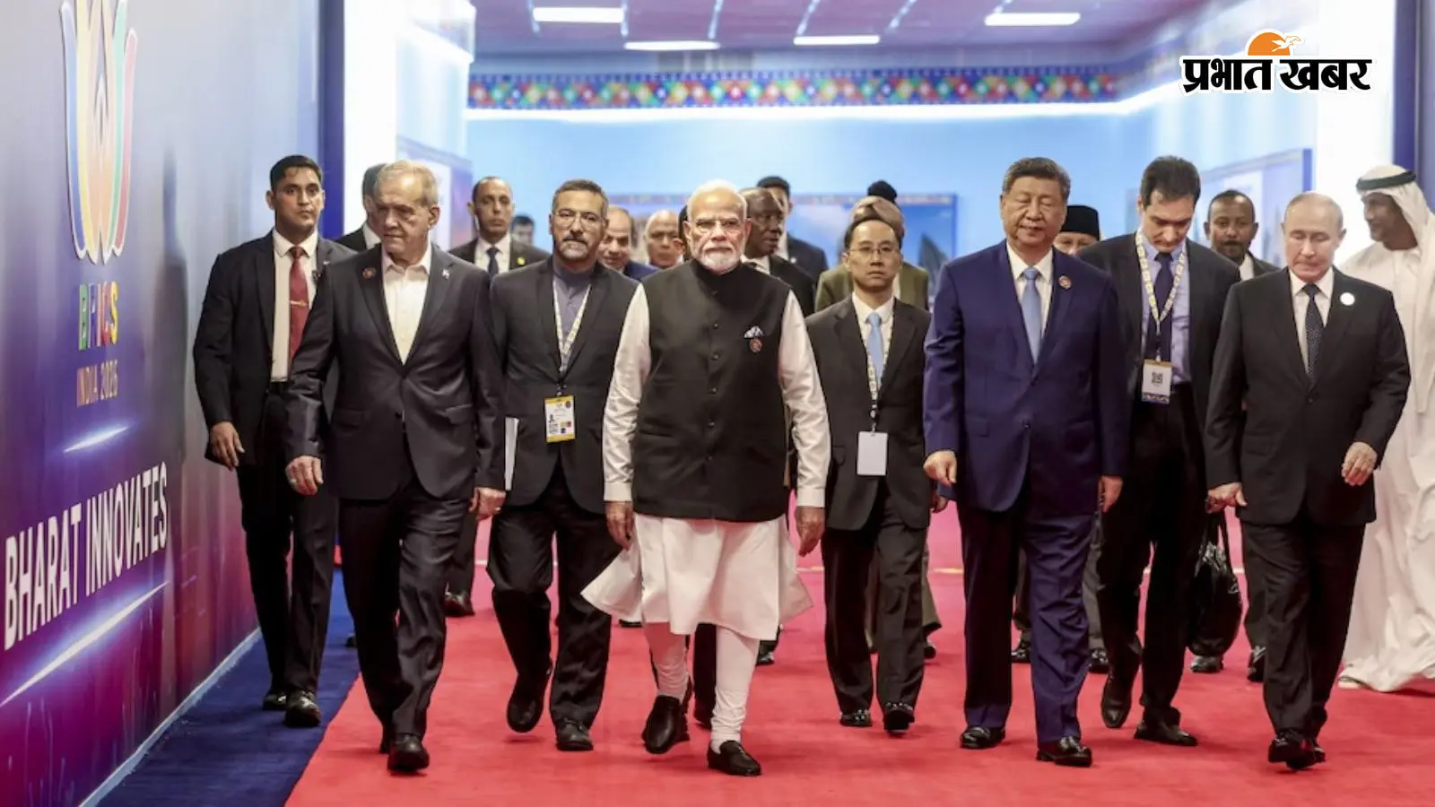 Video : BRICS गाला डिनर में दिखा भारत का जायका, व्लादिमीर पुतिन और ब्रिक्स लीडर्स की ऐसी हुई मेहमान नवाजी