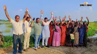 आलमनगर में बाढ़ प्रभावित इलाकों का नवीन निषाद ने लिया जायजा, फसल मुआवजे की उठायी मांग