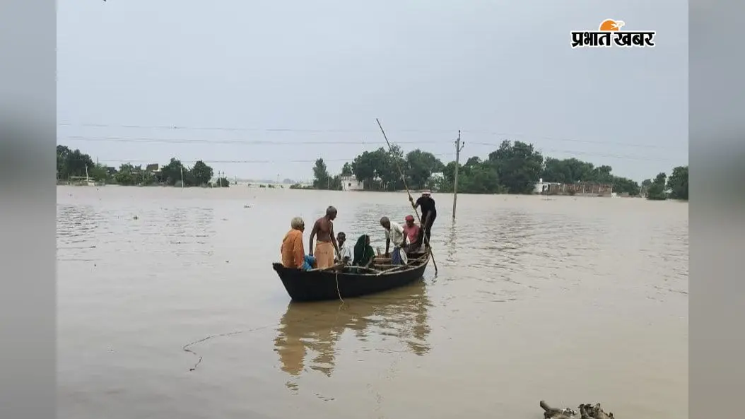 हाजीपुर में बाढ़ को लेकर प्रशासन अलर्ट, 146 नावें और 24 सामुदायिक रसोई से राहत कार्य जारी