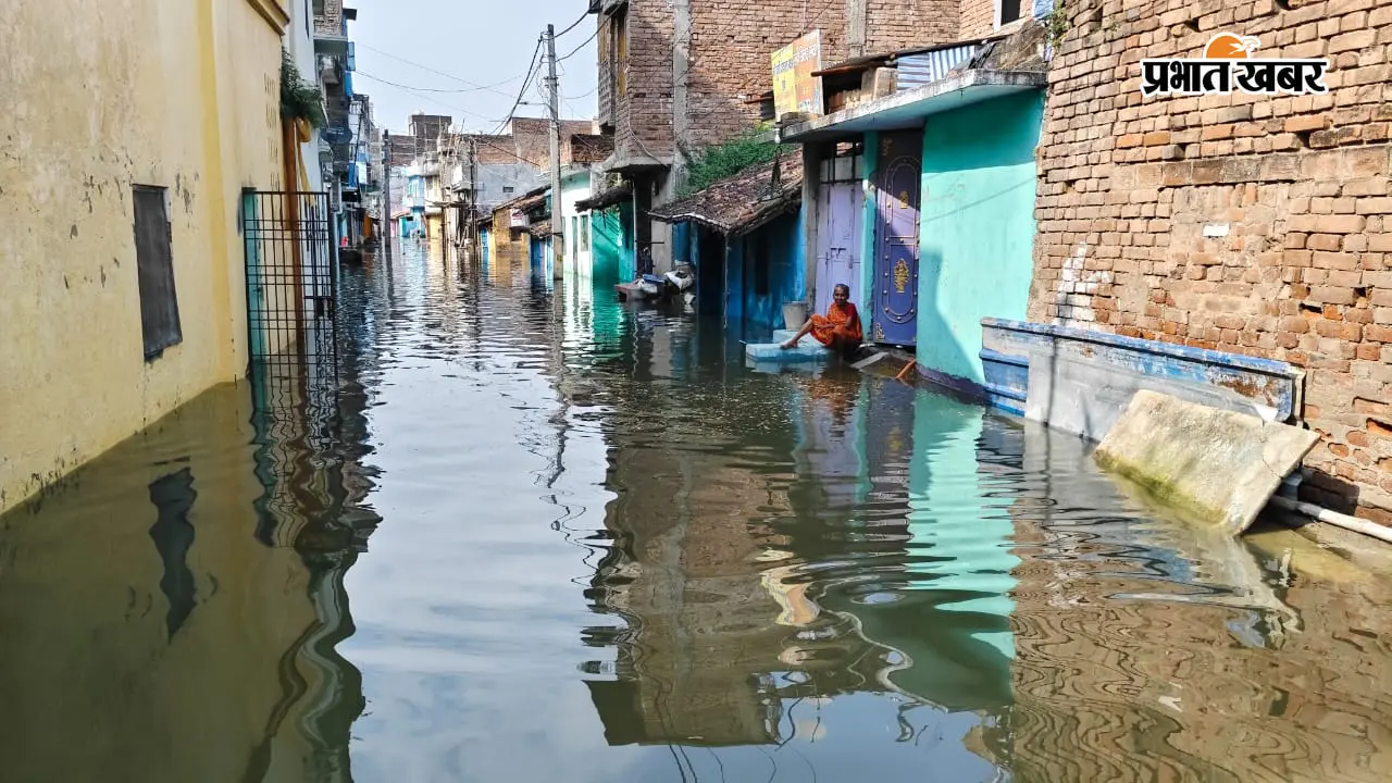 मुंगेर में गंगा का जलस्तर 21 सेंटीमीटर गिरा, खतरे के निशान से 17 सेंटीमीटर नीचे