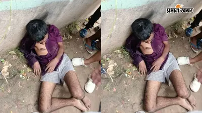 सब्जी खरीद रही महिला के गले से सोने की चेन झपटी, लोगों ने खदेड़कर एक लुटेरा पकड़ा