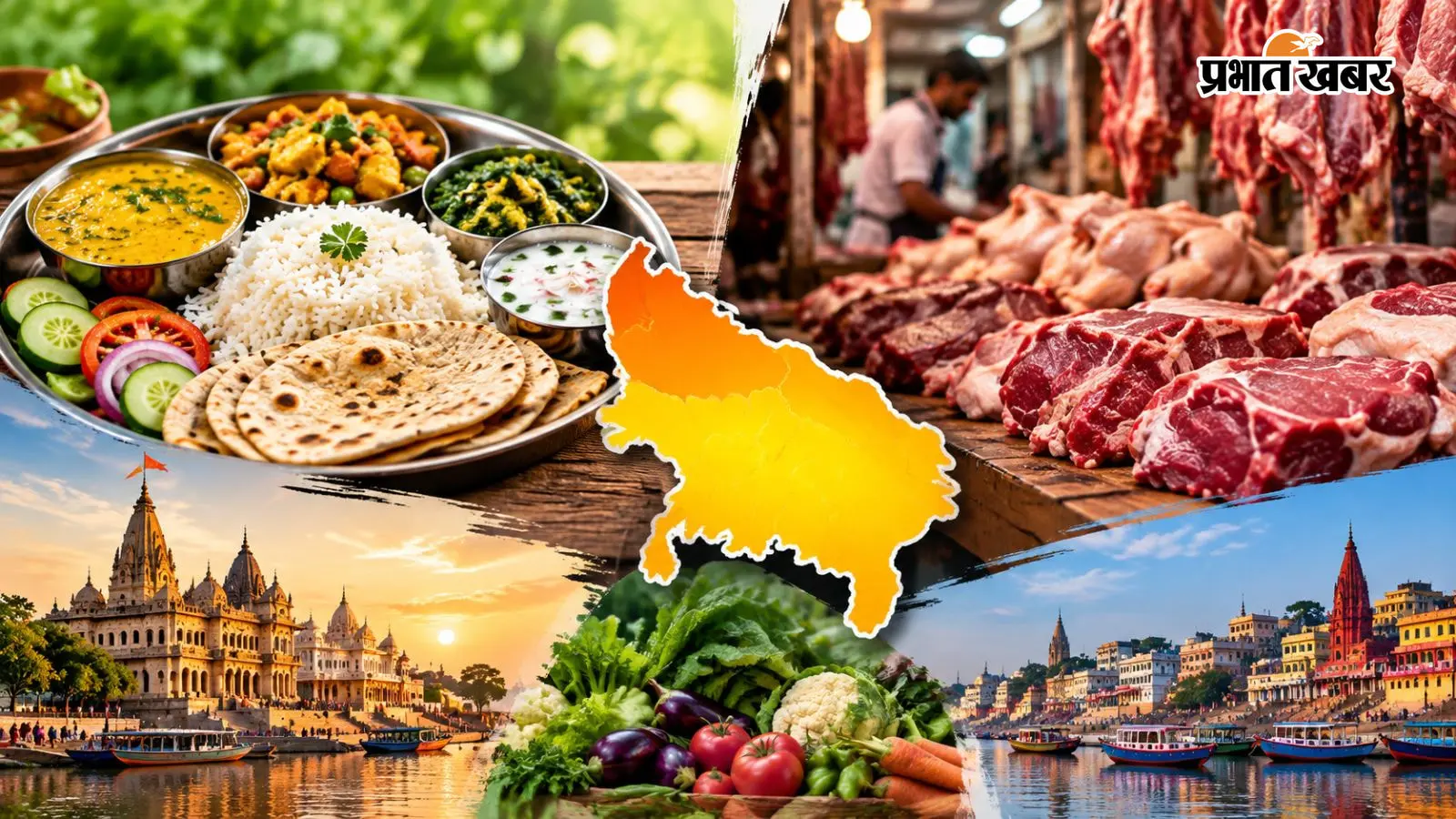 यूपी में ये आंकड़े देख आप भी चौंक जाएंगे! जहां सबसे ज्यादा स्लॉटर हाउस, वहीं शाकाहारियों की भरमार; पूर्वांचल में कहानी उलट