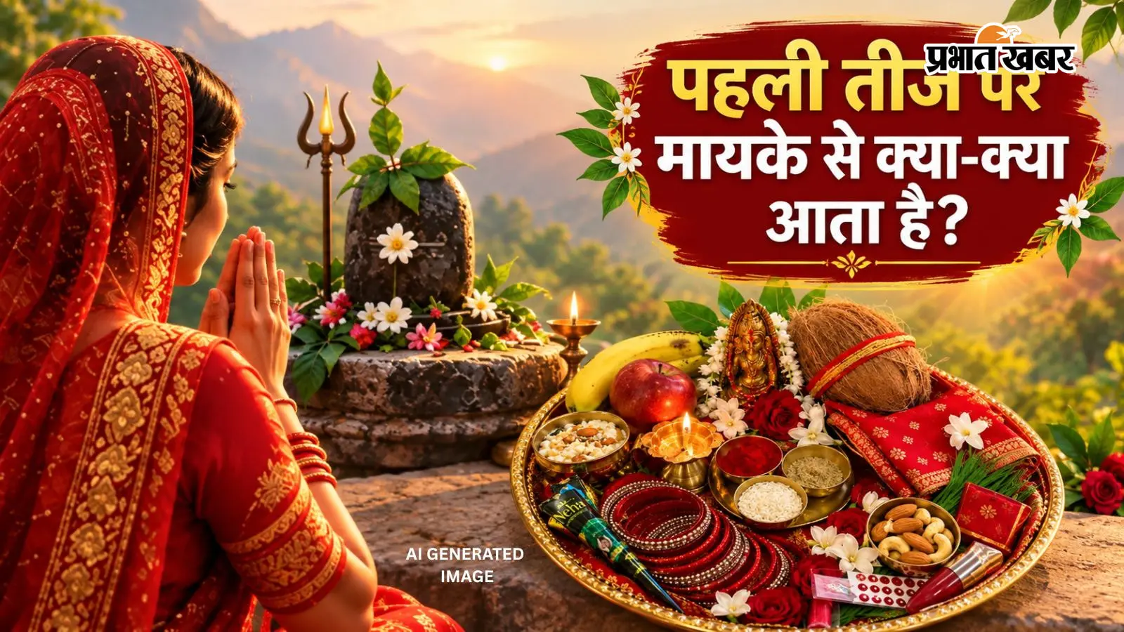 Hartalika Teej 2026: पहली हरतालिका तीज पर मायके से क्या आता है? जानें साड़ी और सुहाग सामग्री का महत्व
