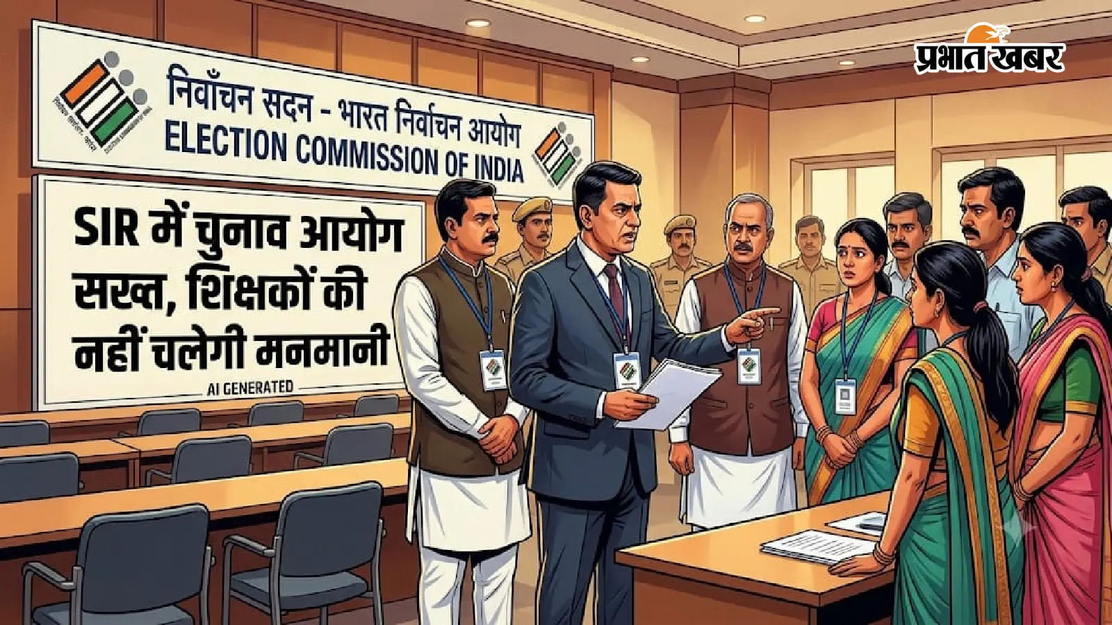 SIR में चुनाव आयोग सख्त, शिक्षकों की नहीं चलेगी मनमानी