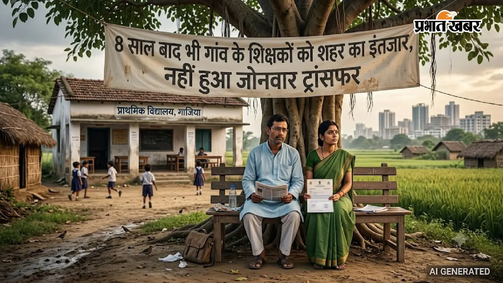 8 साल बाद भी गांव के शिक्षकों को शहर का इंतजार, नहीं हुआ जोनवार ट्रांसफर