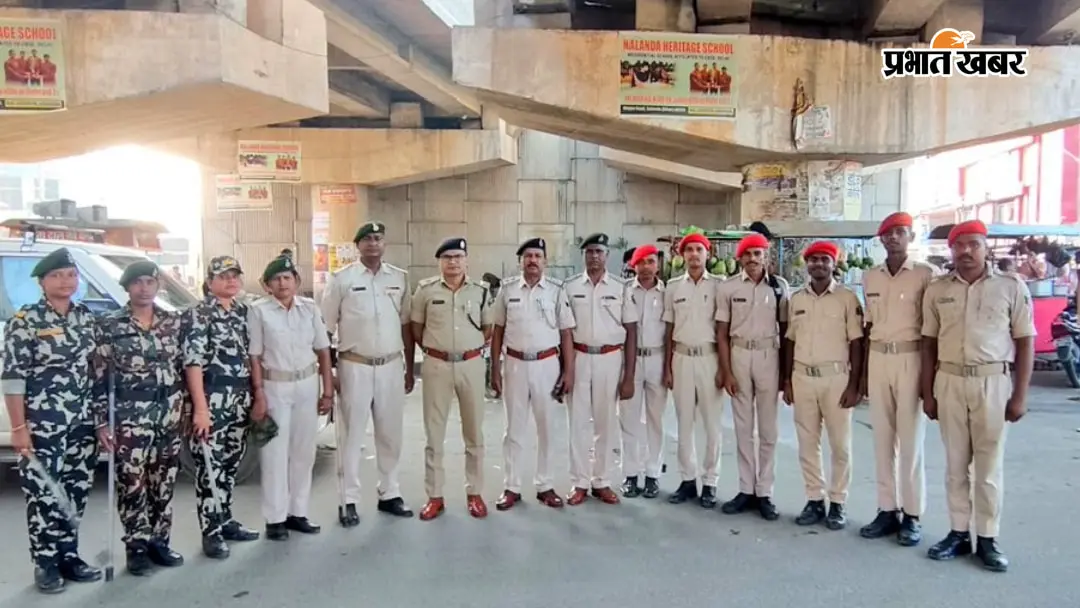 स्वर्ण महा संग्राम सभा को लेकर नवादा में चप्पे-चप्पे पर पुलिस का पहरा; 31 मजिस्ट्रेट-80 अधिकारी संभालेंगे मोर्चा