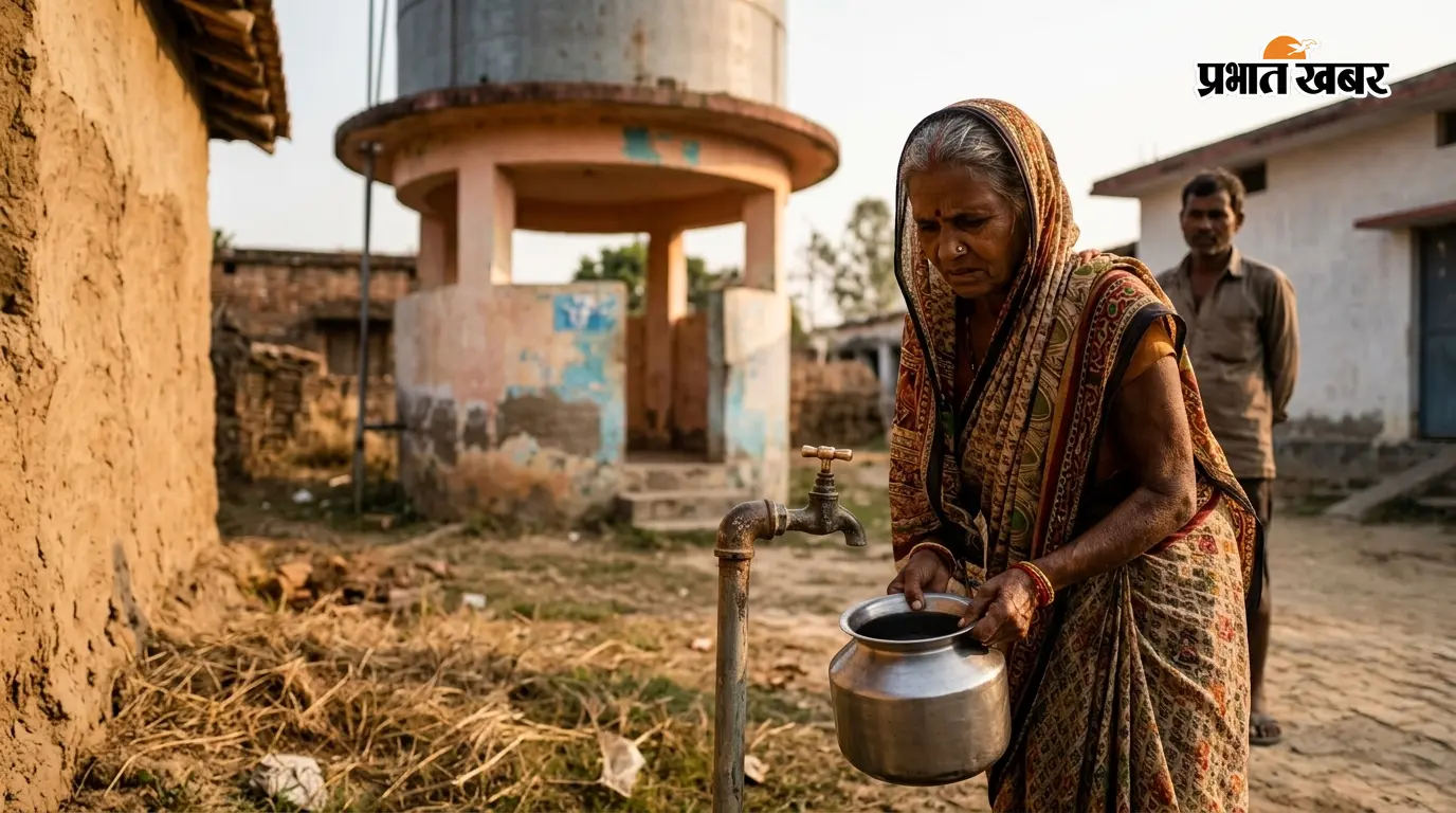 सरैयाहाट में तीन माह से बंद जल मीनार, लाखों खर्च फिर भी एक बूंद पानी नहीं