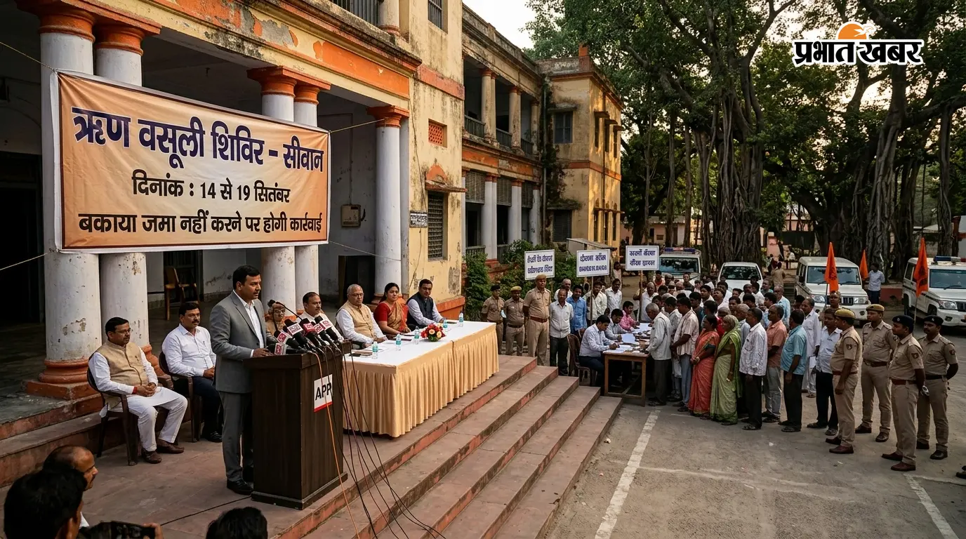 सीवान में 14 से 19 सितंबर तक लगेगा ऋण वसूली शिविर, बकाया जमा नहीं करने पर होगी कार्रवाई