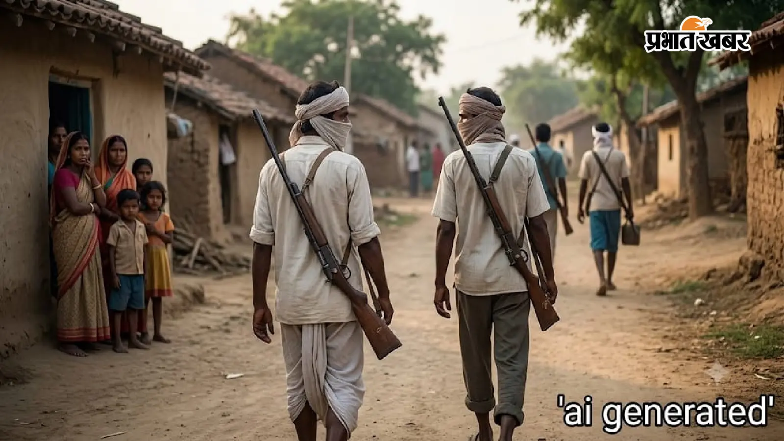 उग्रवाद मुक्त भवनाथपुर में फिर दिखा हथियारबंद दस्ता, आखिर कौन हैं ये लोग? ग्रामीणों में दहशत