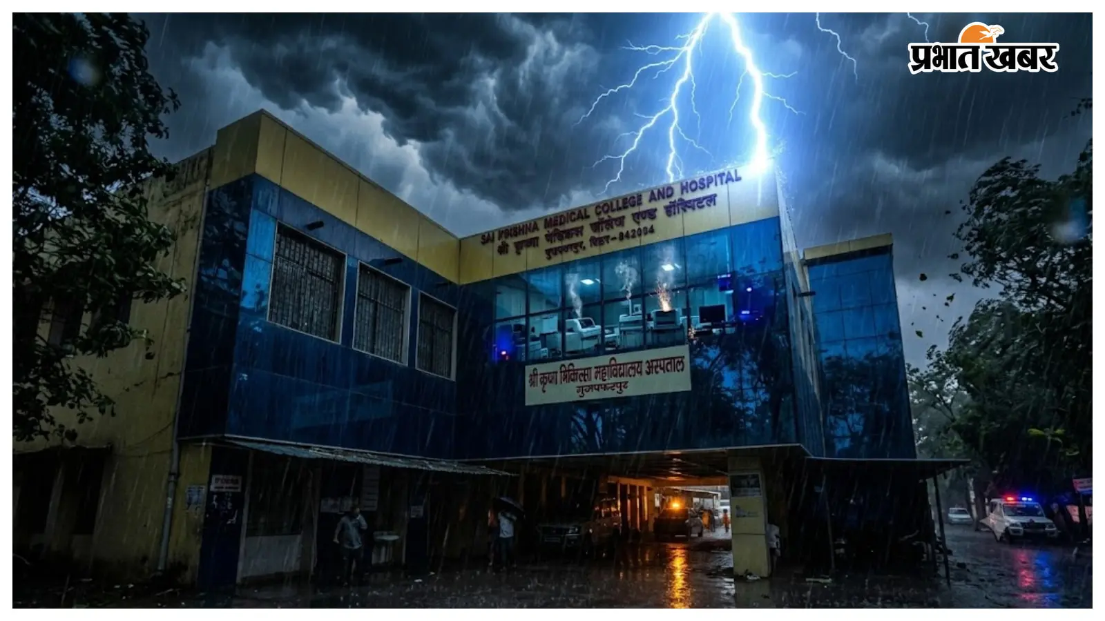 SKMCH की पैथोलॉजी लैब पर गिरी आकाशीय बिजली, मुख्य सर्वर और उपकरण ठप, मरीजों की जांच अटकी