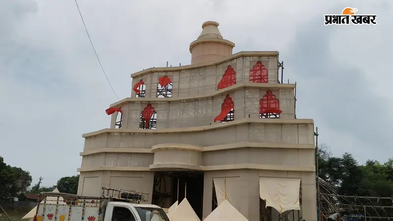 कसबा में 15 दिवसीय गणेश महोत्सव की धूम, भव्य पंडाल देख झूम उठे लोग