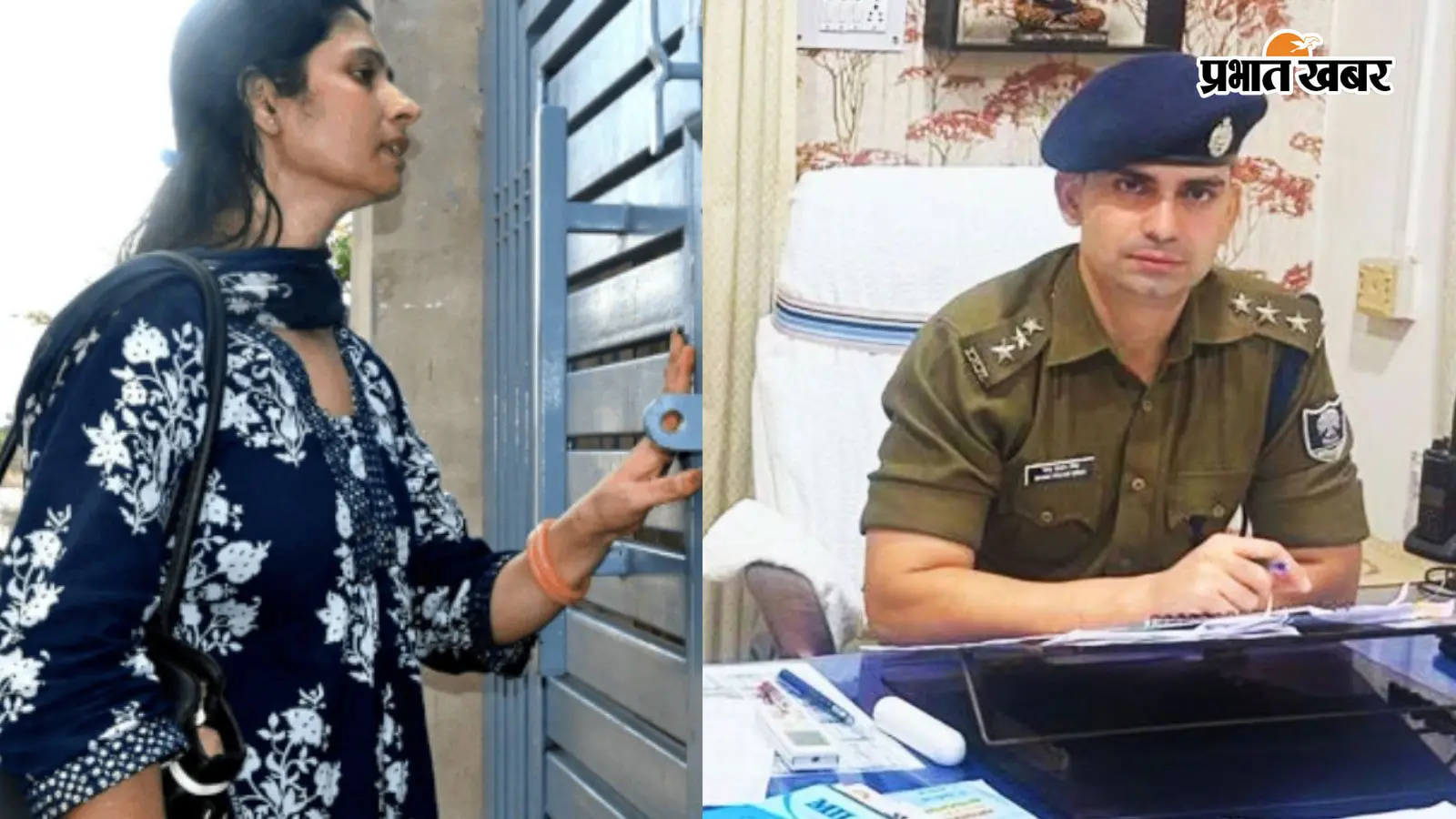 IPS भानुप्रताप सिंह से मिलने बिहार से भरतपुर पहुंचीं पत्नी, ससुरालवालों ने नहीं खोला दरवाजा, बेटी को लेकर चले गए SP
