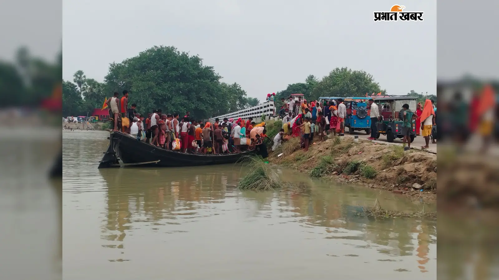 बेगूसराय : गंगा का जलस्तर घटा, लेकिन नहीं बदली दियारा की तस्वीर; 65 हजार लोग अब भी नाव के सहारे