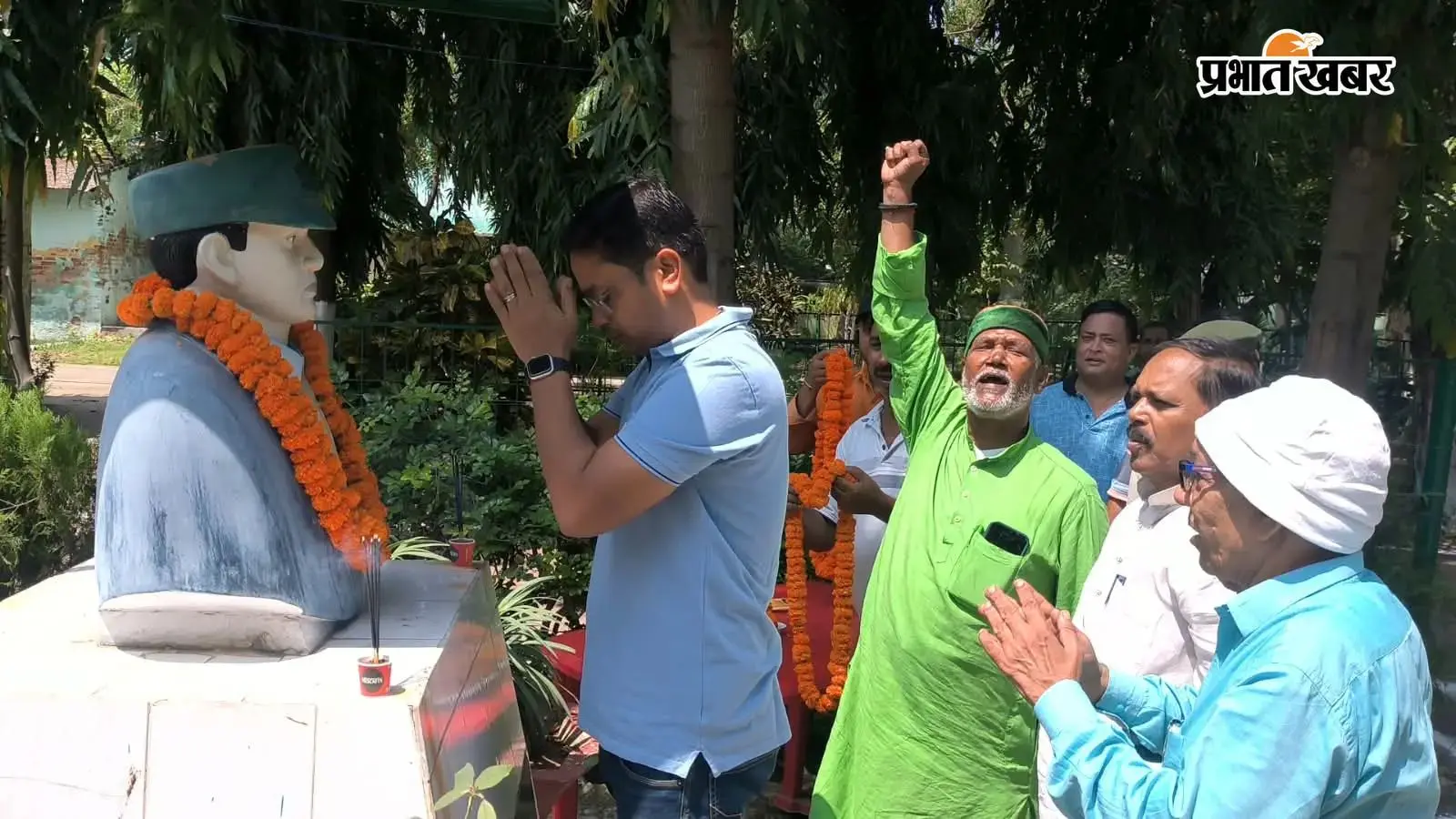 शहीद संजय सिंह की जयंती पर दी श्रद्धांजलि, प्रतिमा पर माल्यार्पण कर किया नमन