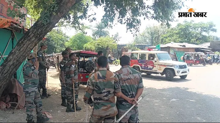 भूमि विवाद पर प्रस्तावित महापंचायत प्रशासन ने करायी रद्द, पुलिस बल की तैनाती के बीच लौटाये गये लोग