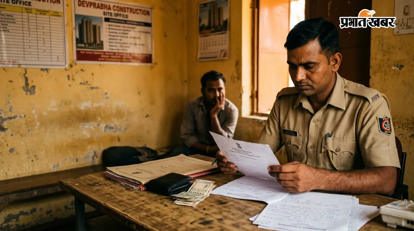 देवप्रभा कंस्ट्रक्शन के कार्यालय से दो लाख रुपये और दस्तावेज ले जाने का आरोप, सर्वे ऑफिसर पर केस