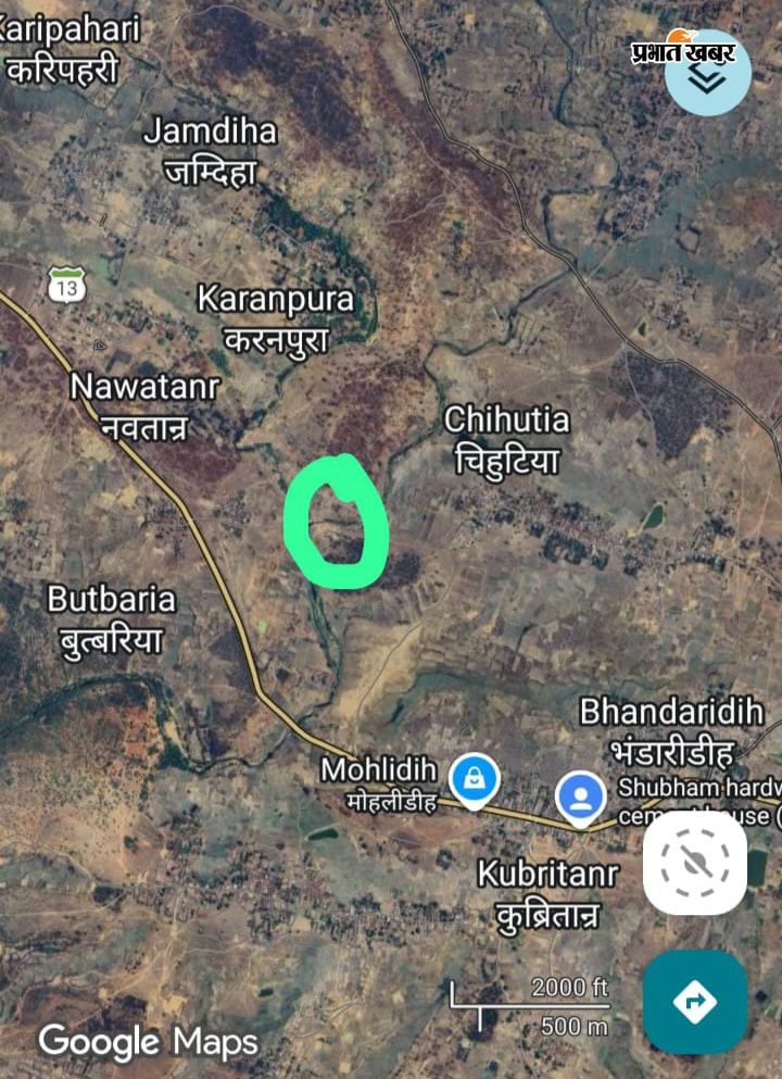रात में भल पहरी में हाथियों द्वारा तोड़ी गई दिवाल,देर रात हाथियों के विचरण का लोकेशन | Prabhat Khabar Network