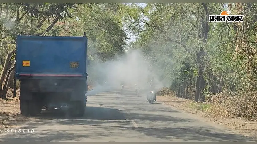 बरका-सयाल में कोयला ढोने वाले वाहनों का काला धुआं बना आफत, 50% से अधिक वाहन बिना PUC के!