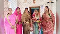 हरितालिका तीज पर कटोरिया के शिवालयों में उमड़ी सुहागिनों की भीड़