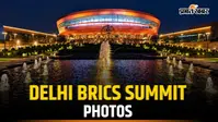 BRICS Summit PHOTOS: ग्रैंड वेन्यू से लेकर ग्रीन मैसेज तक, 8 तस्वीरों में कैद हुआ दिल्ली समिट का पावर शो