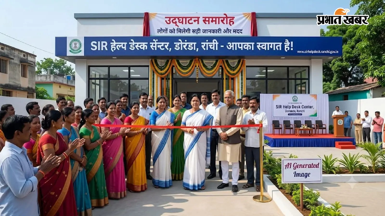 रांची के डोरंडा में SIR हेल्प डेस्क सेंटर का उद्घाटन, वेबसाइट भी जारी; लोगों को मिलेगी सही जानकारी और मदद