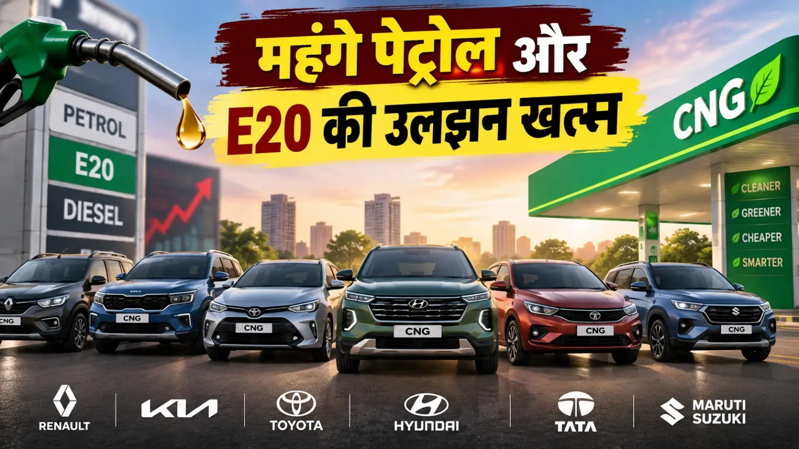 Upcoming CNG Cars: महंगे पेट्रोल और E20 की टेंशन छोड़ दीजिए, जल्द आ रही हैं ये 7 सीएनजी कारें, देखें लिस्ट